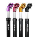 DJC Bike Suspension Seatpost Shock Absorber Damper Post 27.2 30.9 31.6 mm, Lightweight Aluminum Body (27.2mm, Purple)