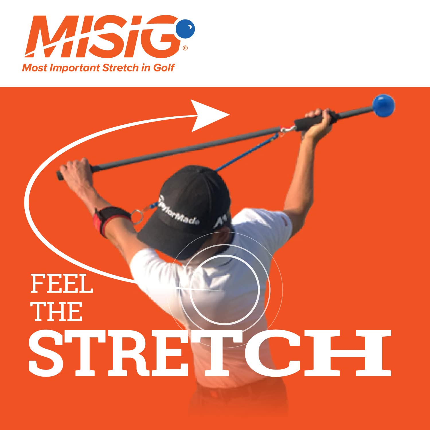 The Most Important Stretch In Golf - A Device, Golf Stretch, Golf Exercise, Golf Swing Train In One Motion. Perfect Practice War