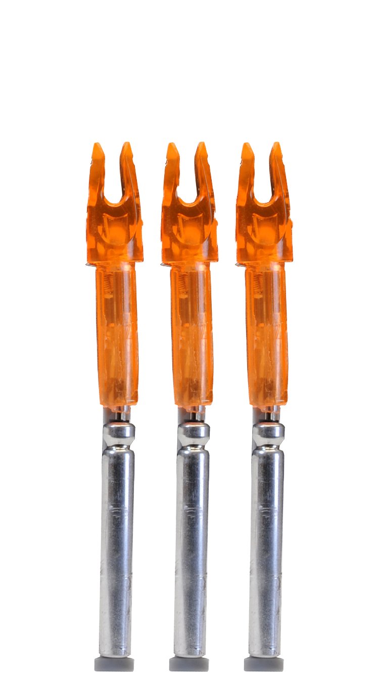 Lumenok X Nock (3-Pack), Orange.