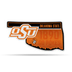 Rico Industries Ncaa Oklahoma State Cowboys State Shape Shape Cut Pennant - Home And Living Room D  Cor - Soft Felt Ez To Hang