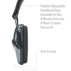 Howard Leight Honeywell Ademco Howard Leight Impact Sport With Bluetooth, Metallic Charcoal Gray With Cooling Gel Ear Pads (R-02