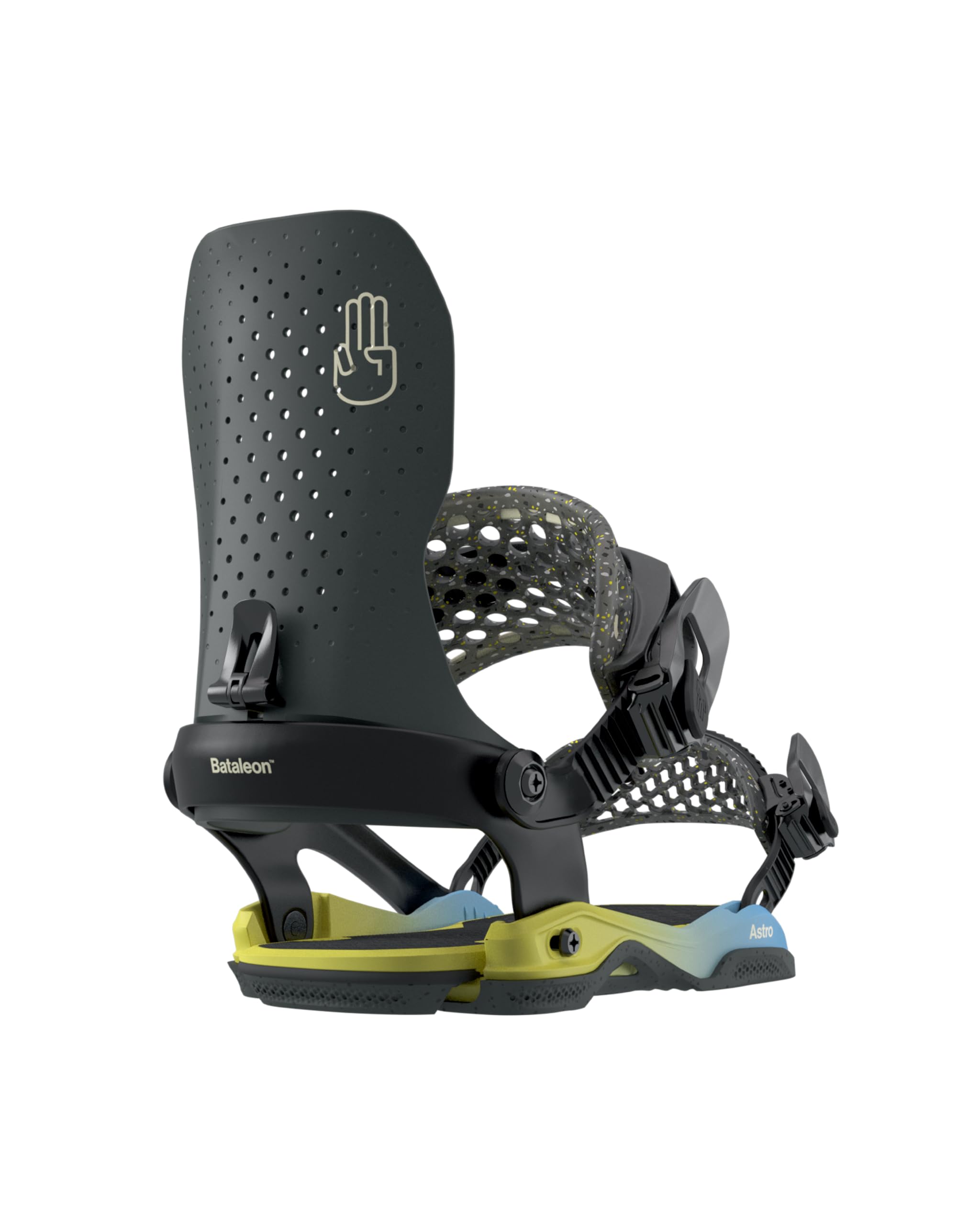 Bataleon Astro AW Mens Snowboard Bindings, Black, Medium/Large