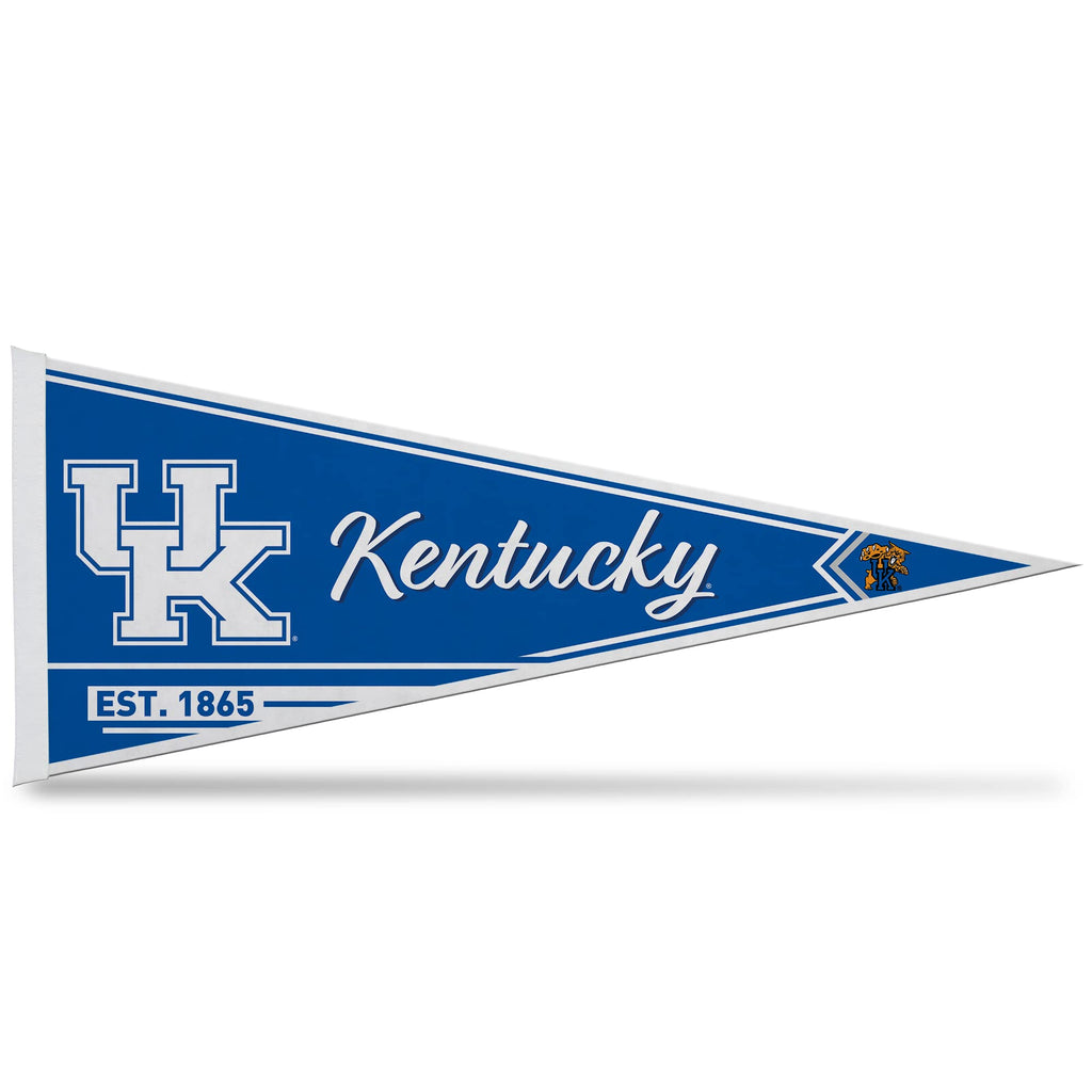 Rico Industries Ncaa Kentucky Wildcats Classic 12'' X 30'' Felt Wall D  Cor Pennant - Great For Home/Bed Room/Man Cave D  Cor