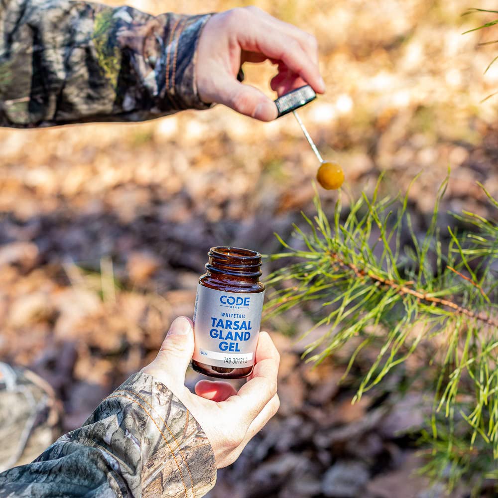Code Blue Whitetail Tarsal Gland Gel - Concentrated Deer Attractant & Hunting Scent to Ignite Buck Dominance