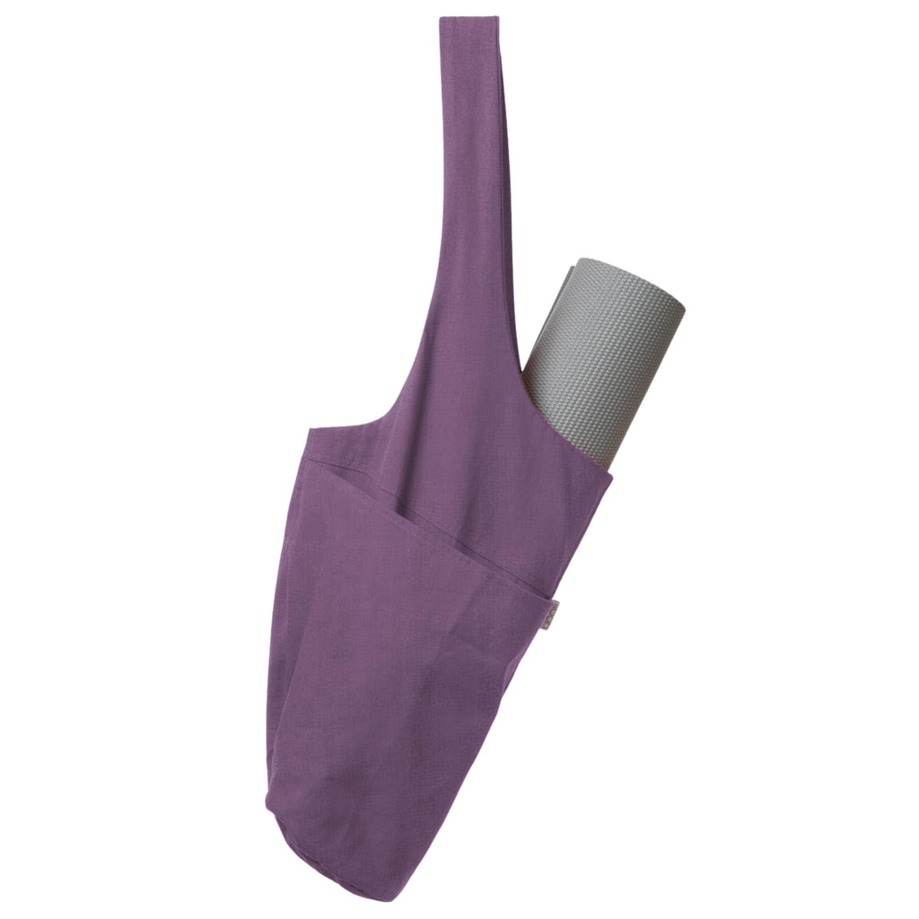 Yogiii Yoga Mat Bag The Original Yogiiitote Yoga Mat Carrier Tote Sling W Large Side Pocket  Zipper Pocket Fits Most Size Mats