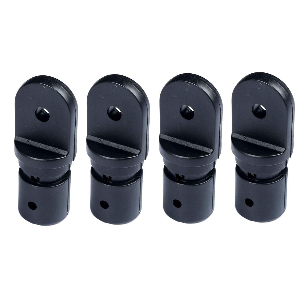 Mx 1 Inch Bimini Top Fitting Hardware Eye End Cap 4Pcs (Inside For 1 Round Tube)