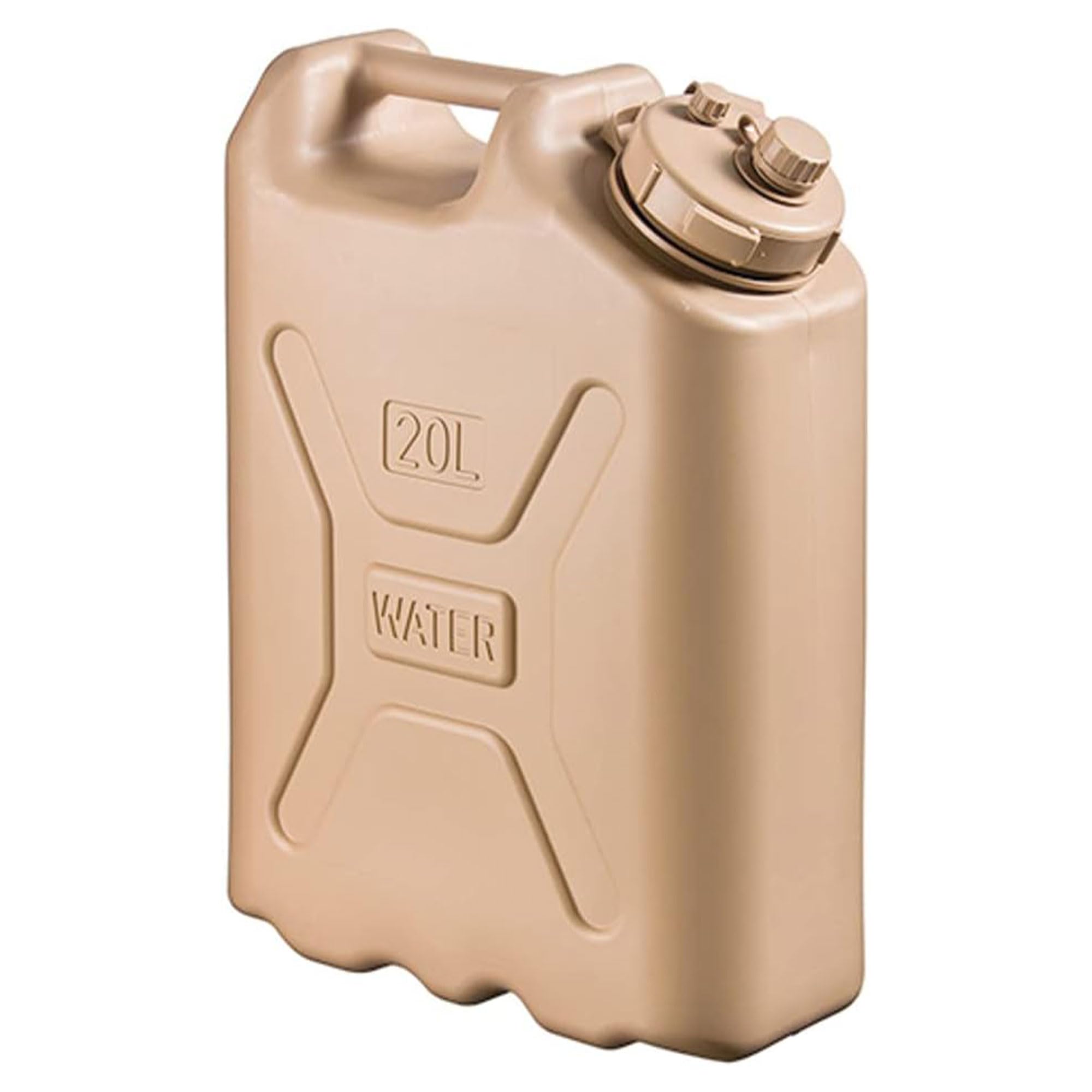 Scepter 5 Gallon Water Container, 20 Liter Portable Military Style Storage For Camping, Outdoors And Emergency, With Bpa-Free Pl
