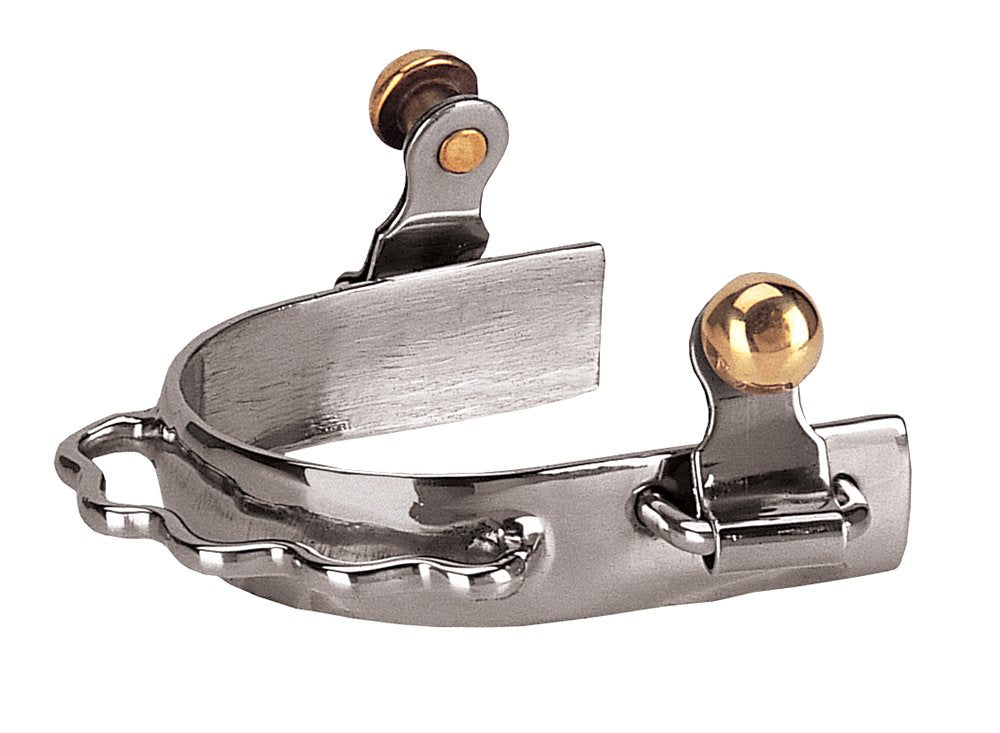 Weaver Leather Womens Barrel Horse Spurs, Silver, Women'S Us, 1 Pair