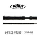 Winn 2-Piece Putter Grip, Black