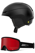 Giro Ratio MIPS Snow Helmet/Goggle Combo - (Combo) Matte Black - Black Stacked - Size Large