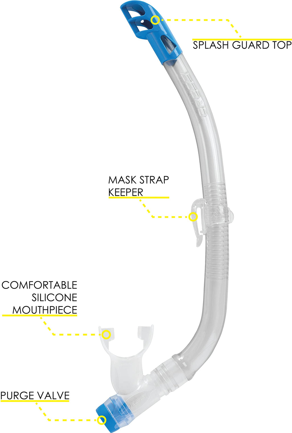 Cressi Ondina & Top Jr, Clear/Blue (Dm1010132)