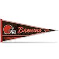 Rico Industries Nfl Football Cleveland Browns Classic 12'' X 30'' Felt Wall D  Cor Pennant - Great For Home/Bed Room/Man Cave D