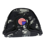 Seacloud Golf Putter Cover Usa Camouflage Golf Mallet Putter Head Cover Protector Magnetic Closure