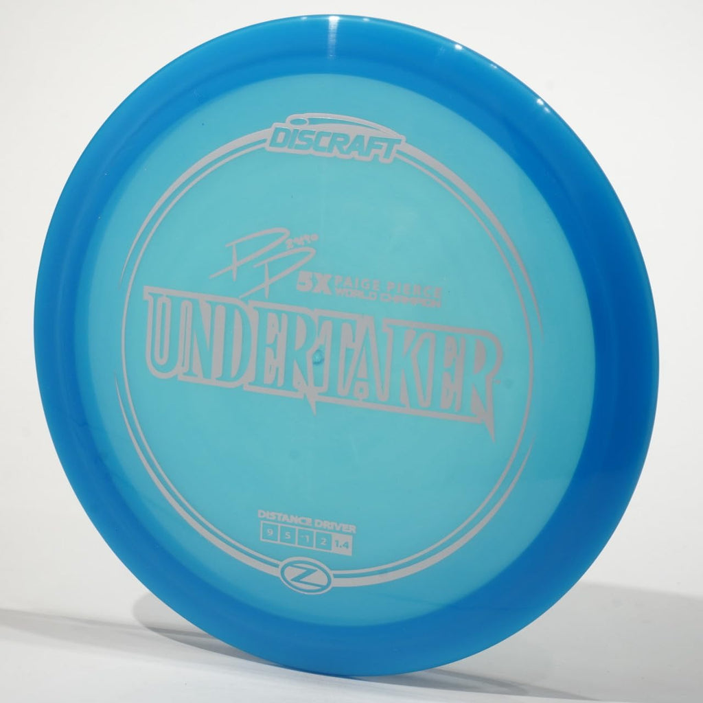 Discraft Undertaker (Z-Line) Paige Pierce Signature Driver Golf Disc, Pick Weight/Color [Stamp & Exact Color May Vary] Yellow 17