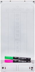 Viper Illumiscore See-Through Illuminated Back-Lit Dry Erase Dart Scoreboard, Standard (15.50 L x 7.50 W), White/Clear