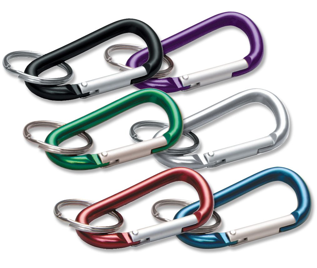 Lucky Line C-Clip Key Ring, Colors Vary, 1 Per Pack (46001)