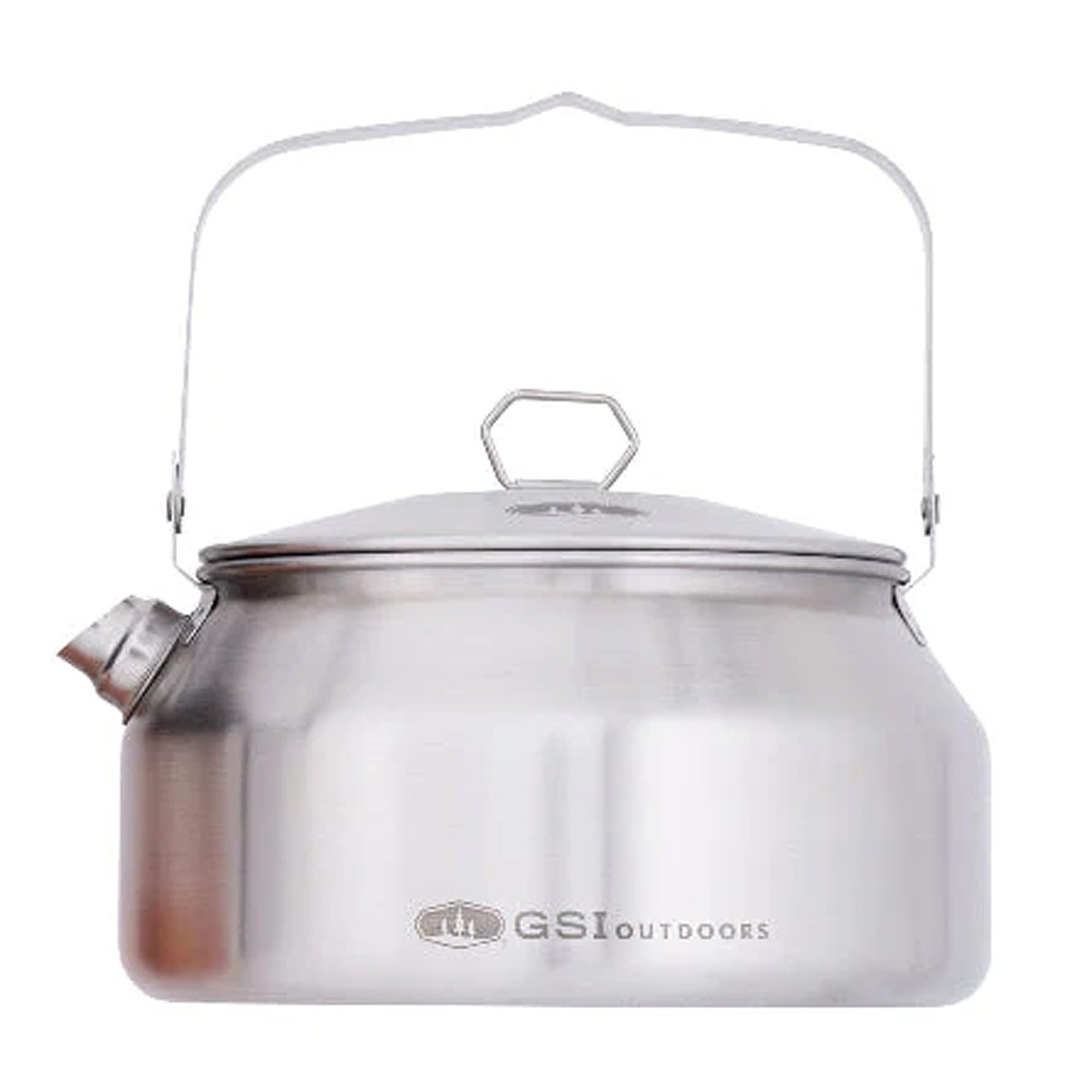 GSI Outdoors Glacier Stainless Steel Tea Kettle 1 qt. - Camping, Outdoors, & RV