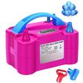 Growsun Electric Air Balloon Pump 110V 600W Balloon Blower Inflator For Garland Arch Party Decoration,Rose Red
