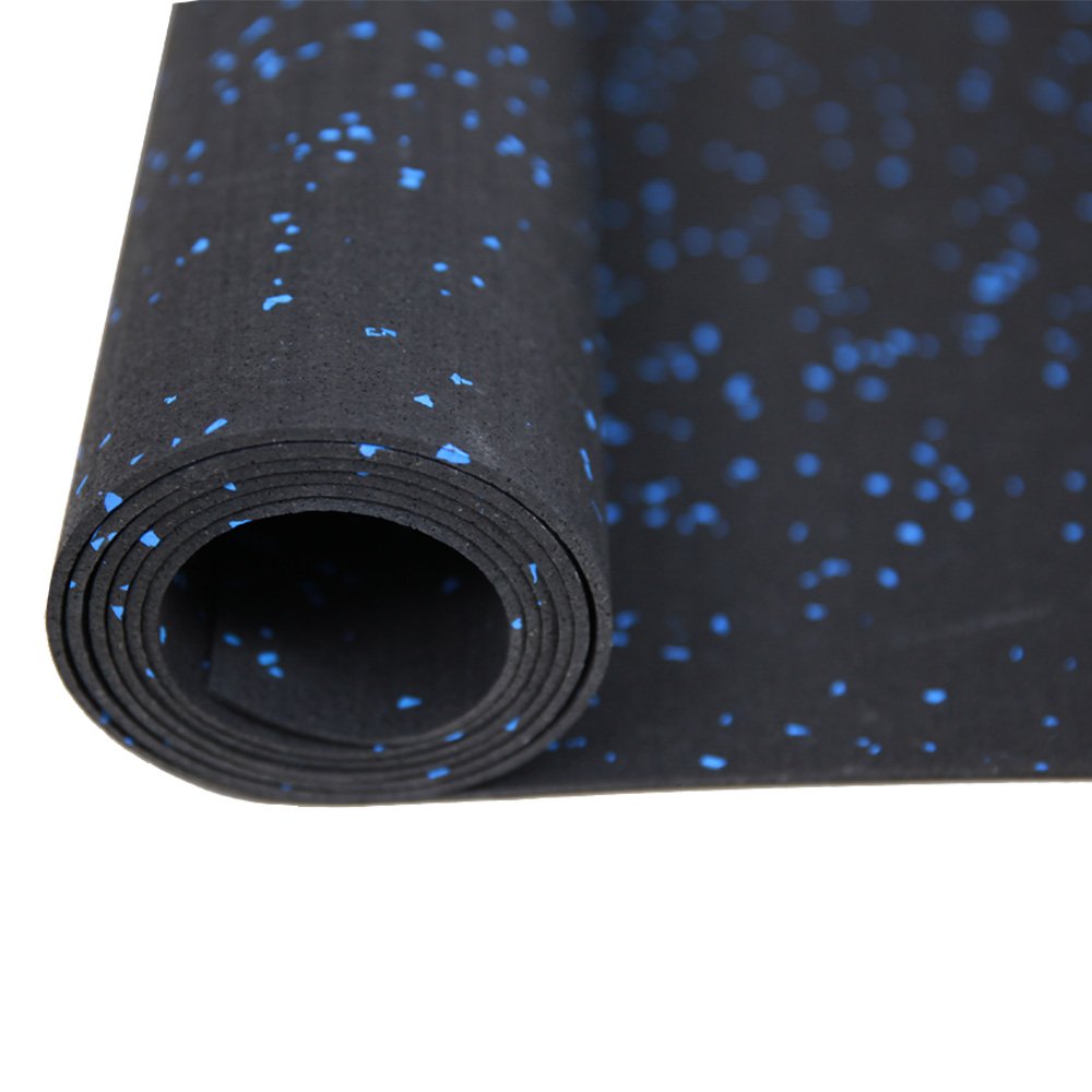 Revtime Treadmill Mat 6.5'X3' (78''X36'') Heavy Duty Fitness Equipment Rubber Mat Black