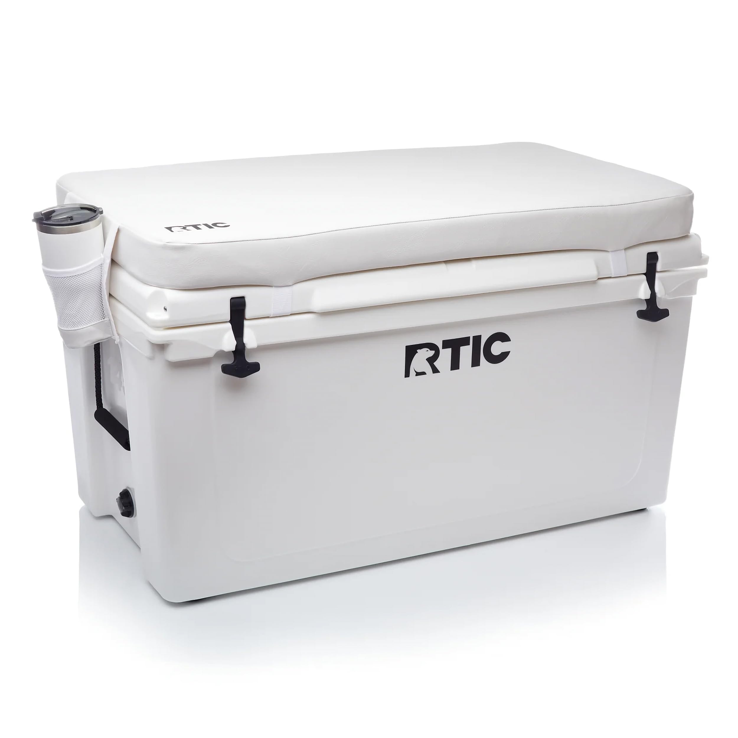 Rtic Ultra-Tough Cooler Seat Cushion, Great For Family Travels, Boating Or Hunting, Easy Clean Vinyl, Buckle Fastening And Anti