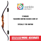 Sanlida Eagle X9 New 58    Rth Standard Hunting Recurve Bow And Arrow Set For Adults And Hunters, Wooden Takedown Recurve Bows P