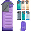 Xelaro Sleeping Bags For Adults Kids - 3 Season Cold&Warm Weather Waterproof Camping Sleeping Bags - Lightweight Sleeping Bags F