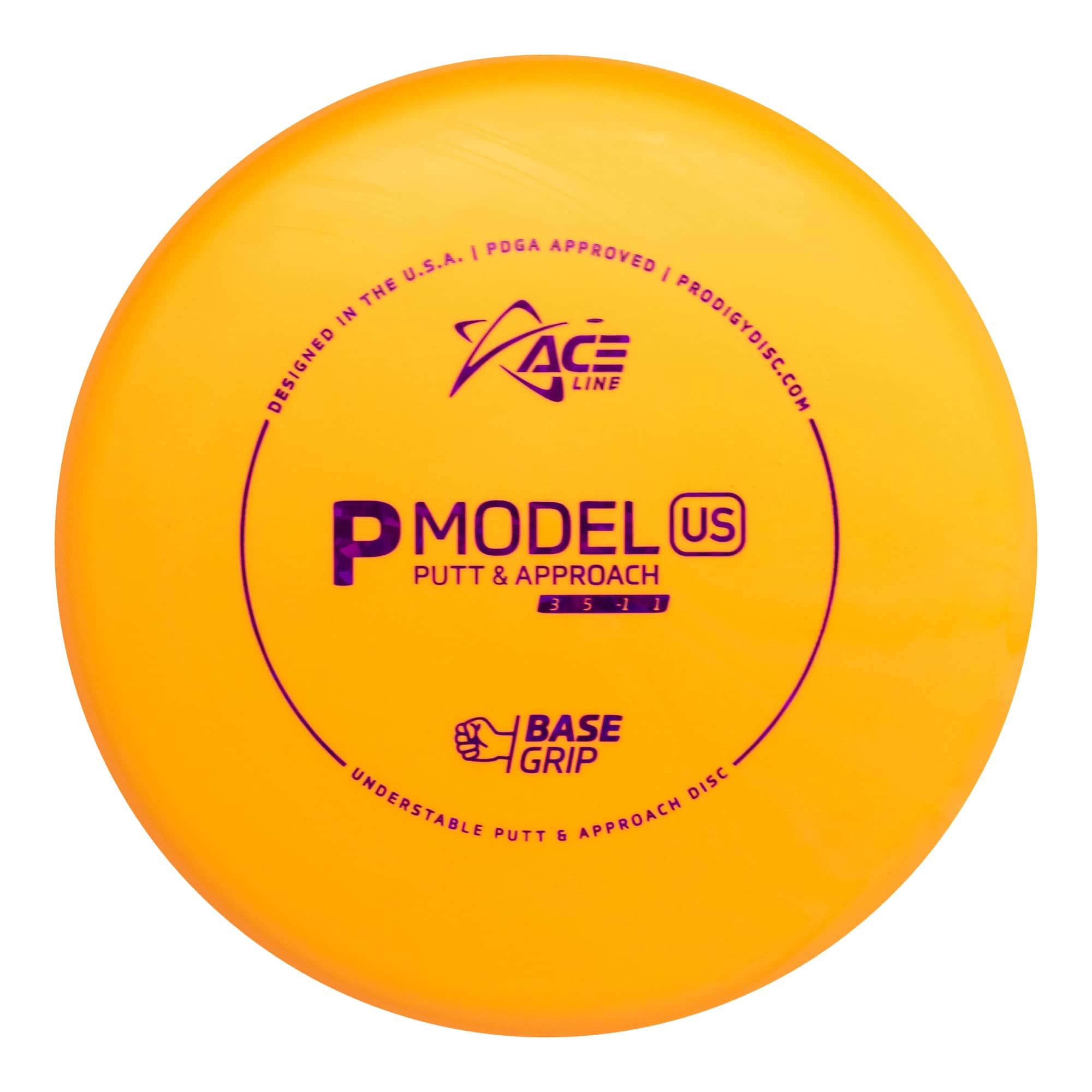 Prodigy Discs Ace Line Base Grip P Model Us Putter Golf Disc [Colors May Vary] - 170-175G