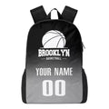 Personalized Brooklyn Basketball Sports Backpack Custom City Fan Gift Shoulder Bag Add Name and Number Casual Bag