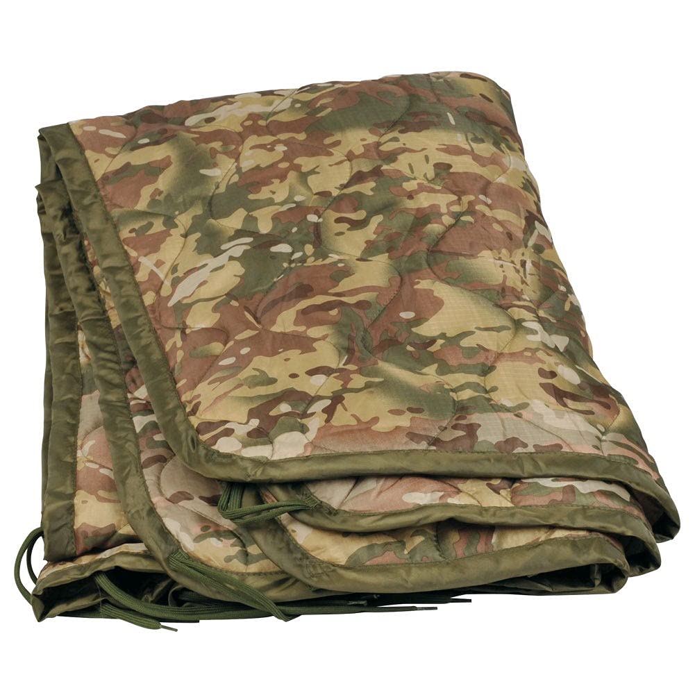 Medals Of America Est. 1976 Military Gear Blanket Poncho Liners Woobie Emergency Blanket - Military Surplus Cold Weather Camping