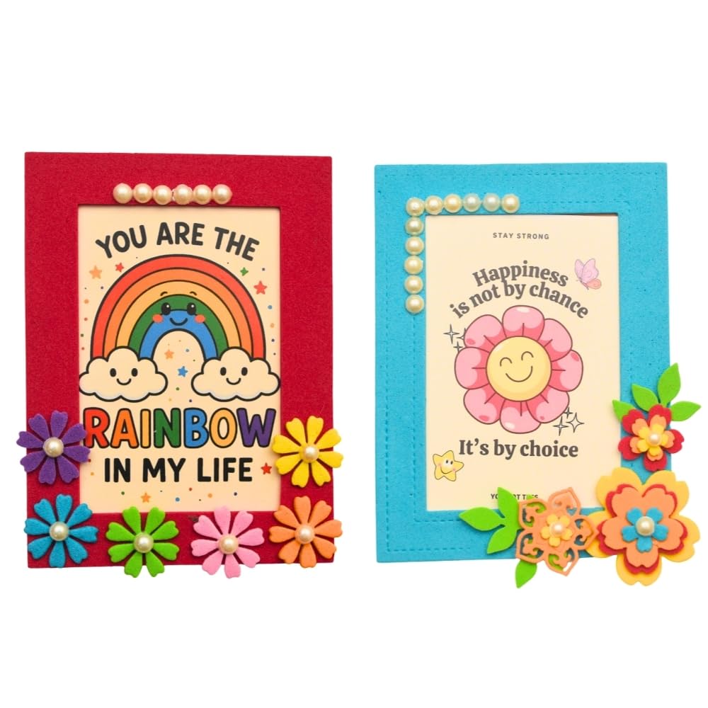 Decorative Photo Frame Fridge Magnet Return Gift | Unique Gift for Birthday, Anniversary, Home Dcor Size 129 CM | Handmade Prod