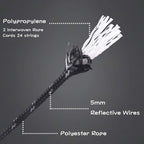 Hikeman 6 Pack 4Mm Outdoor Guy Lines Tent Cords Lightweight Camping Rope With Aluminum Guylines Adjuster Tensioner Pouch For Ten