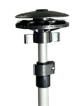 Vico Marine Boat Cover Support System - Pole + Boat Vent 2 + Pole Base (34 - 59) GXP59A-1 BV2 PBR BLK - Easy Installation, UV-Re