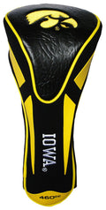 Team Golf Ncaa Iowa Hawkeyes Single Apex Driver Head Cover Golf Club Single Apex Driver Headcover, Fits All Oversized Clubs, Tru