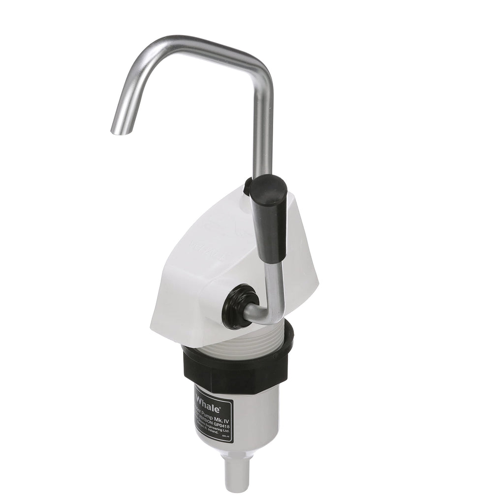 Whale Gp0418 Flipper Pump Mk 4 Hand-Operated Galley Water Pump, 1/2-Inch Flexible Hose Connection, 1.85 Gpm Max Flow Rate, Suita