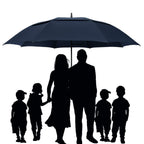 G4Free 72 Inch Huge Large Oversize Golf Umbrella Automatic Open Double Canopy Vented Windproof Stick Umbrellas, 6 Ft Heavy Duty