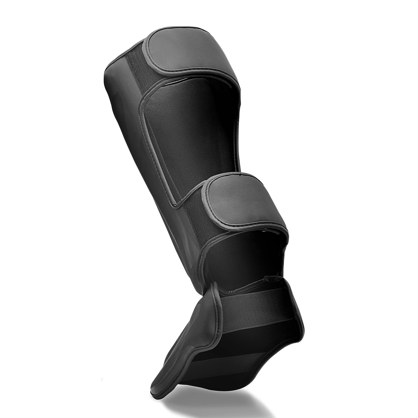 Fiving Mma Martial Arts Shin Guards - Padded, Adjustable Muay Thai Leg Guards With Instep Protection For Kickboxing/Mma Training