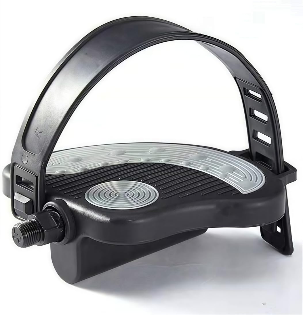 Ybeki Exercise Bike Pedals With Straps For Spin Bike And Indoor Stationary Exercise Bike, 6 Month Warranty