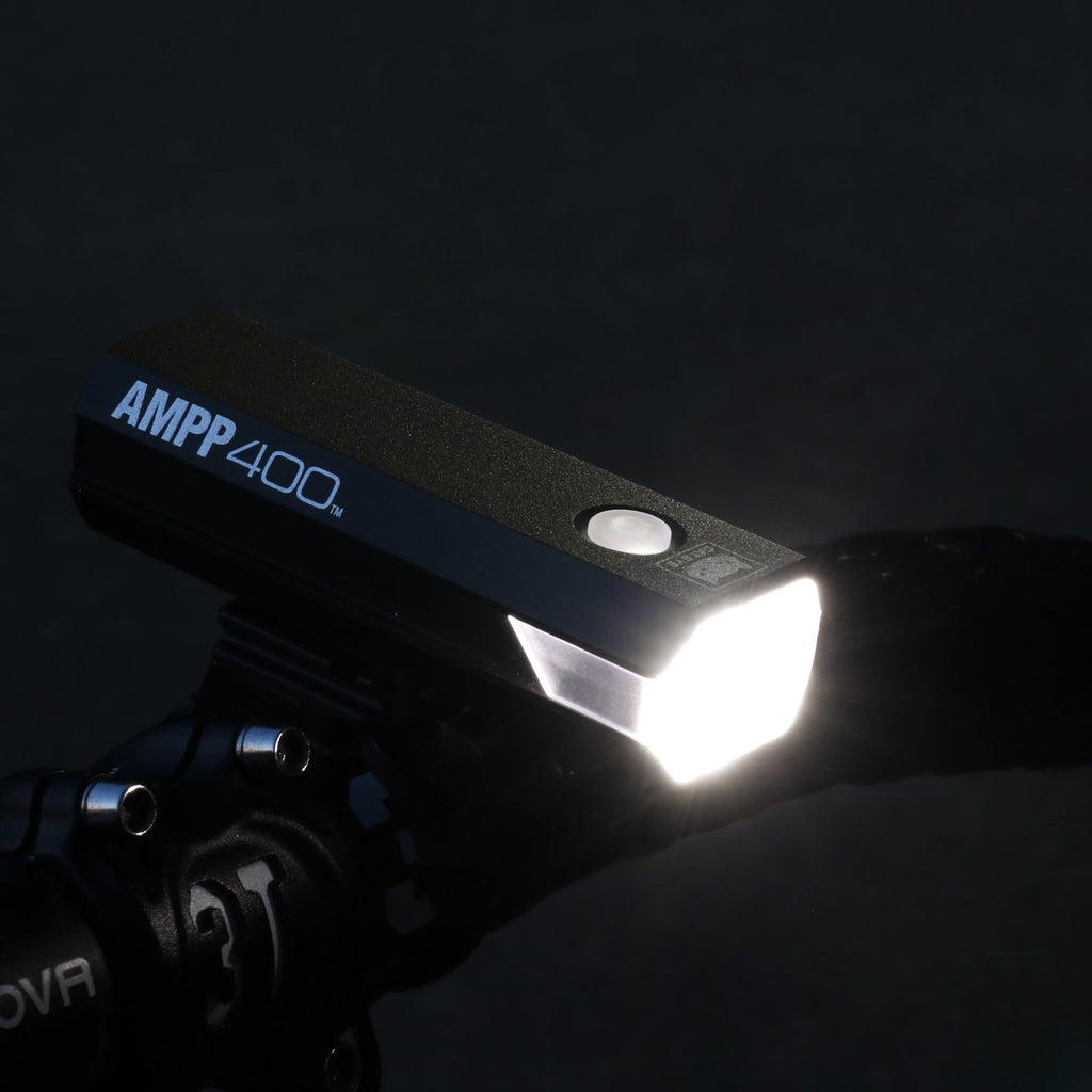Cateye - Ampp400 Usb Rechargeable Bike Headlight/Orb-Rc Usb Tail Light Comb0