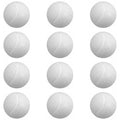 Amifit Light Weight Tennis Ball | Perfect For Recreational Sports, Cricket And Kids, Pack Of 12 (White)