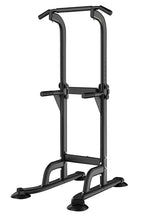 Soges Power Tower Pull Up & Dip Station Multi-Function Home Strength Training Fitness Workout Station Height Adjustable, Psbb005