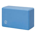 POPSUGAR Yoga Block (Solid, Periwinkle, 4    x 6    x 9   ), Lightweight Foam Block for Deep Stretches, Supportive Workout Sessi