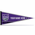 Rico Industries Nba Basketball Sacramento Kings Personalized - Custom 12'' X 30'' Soft Felt Pennant - Ez To Hang