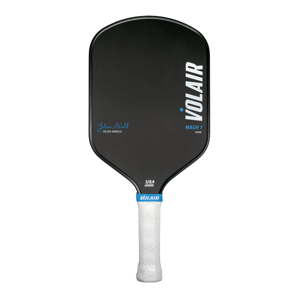 Volair Mach 1 Julian Arnold Signature Pickleball Paddle - Amazing Spin, Control And Power - Carbon Fiber Surface - Polypropylene