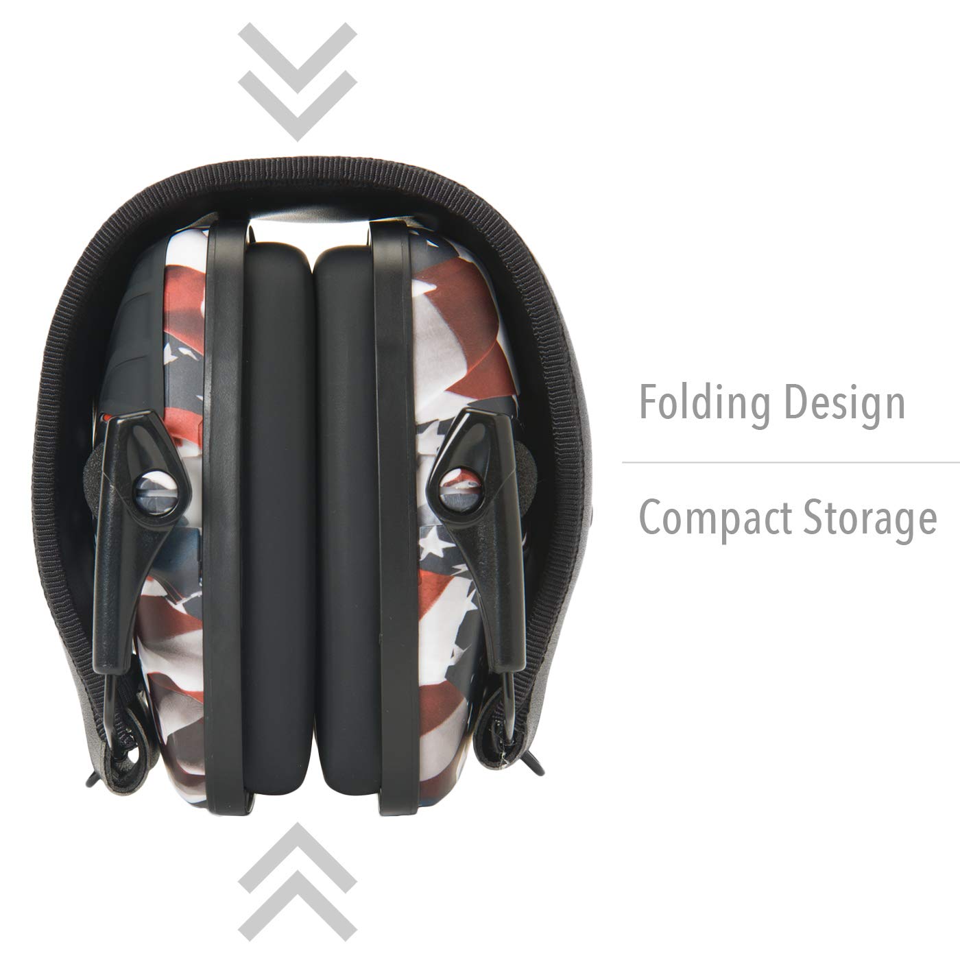 Howard Leight By Honeywell Impact Sport Sound Amplification Electronic Shooting Earmuff, One Nation