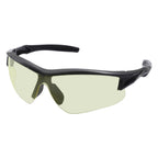 Howard Leight By Honeywell Uvex Acadia Low-Light Shooting Glasses With Uvextreme Plus Anti-Fog Lens Coating, Amber Lens (R-02215