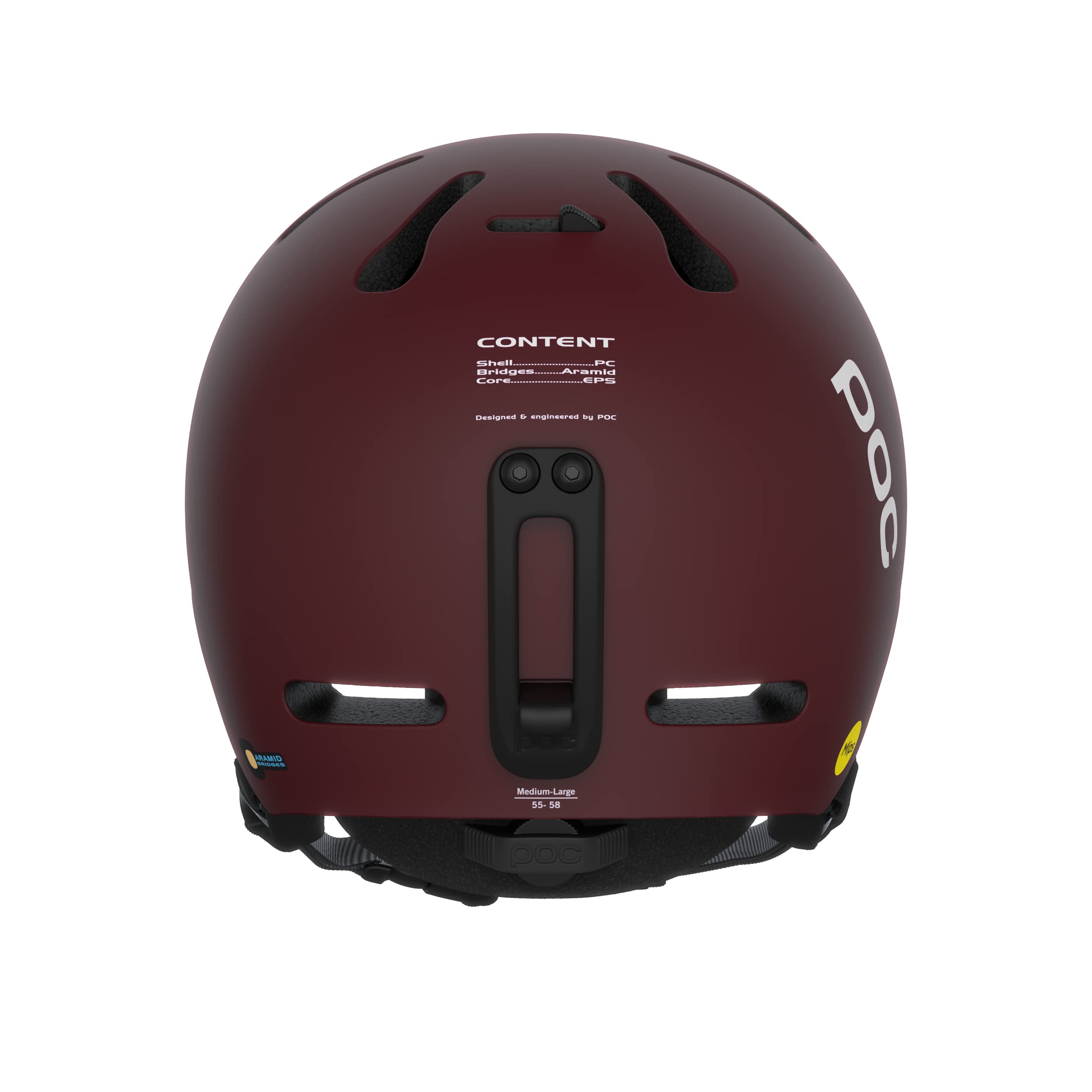 Poc, Fornix Mips, Snow Helmet, Garnet Red Matt, Xs-S51-54