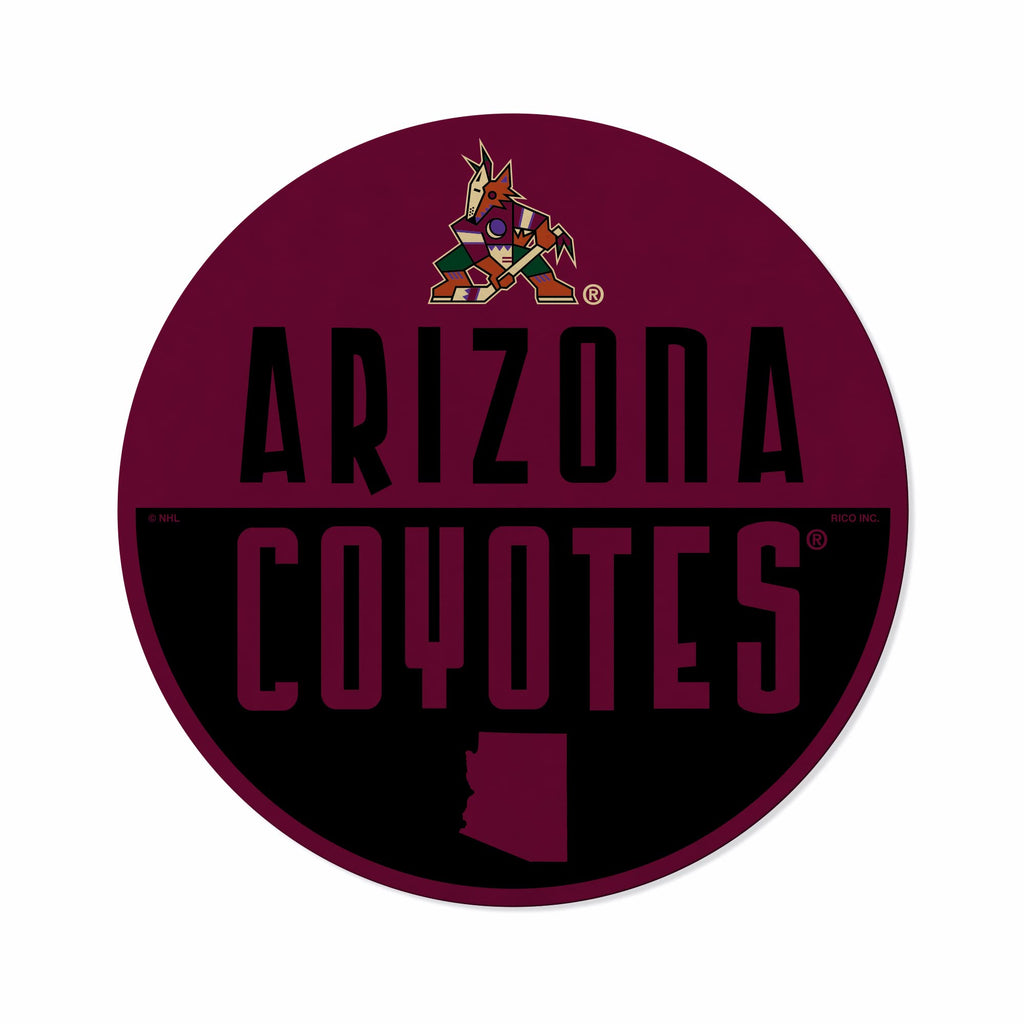 Rico Industries Nhl Arizona Coyotes Classic Shape Cut Pennant - Home And Living Room D  Cor - Soft Felt Ez To Hang