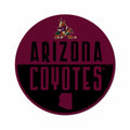 Rico Industries Nhl Arizona Coyotes Classic Shape Cut Pennant - Home And Living Room D  Cor - Soft Felt Ez To Hang