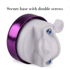 U-Lian Kids Purple Streamers And Bike Bell For Girls-1 Pack Flower Bicycle Bell With 2 Pack Handlebar Streamers Scooter Tassels