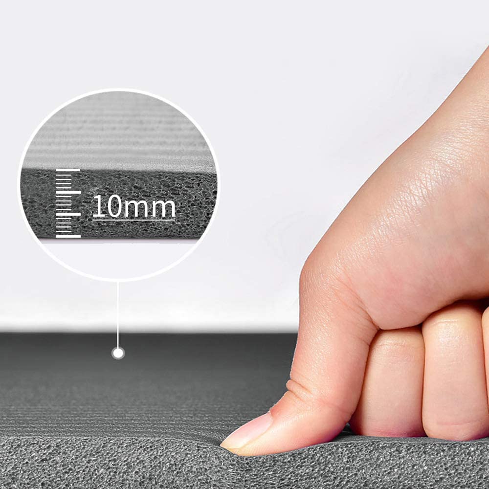 Lfs Large Yoga Mat - 72''X 31.5'' X 2/5 Inch, Extra Wide And Extra Thick Non Slip Exercise & Fitness Yoga Mat With Band And Yoga